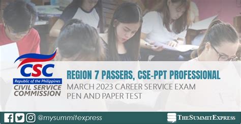 cse passer march 2023|REGION 7 PASSERS: March 2023 Civil Service Exam Results .